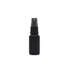 Empty Packing Frosted Black Glass Bottle Cosmetic Spary Lotion Press Pump With Clear Cover Refillable Packaging Container 10ml 15ml 20ml 30ml 50ml 100ml