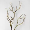 Fleurs décoratives 1pc plantes artificielles en plastique plante sèche branche d'arbre fausses branches de corail de paon pour la fête de mariage table de bureau décor à la maison