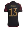 2022 Hummels Germanies voetbal jersey fans spelerversie Kroos Gnabry Werner Draxler Reus Muller Gotze Football Shirt Men Kids Set uniformen Camiseta