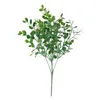 Decorative Flowers Artificial Eucalyptus Branch Realistic Faux Stem Plant For Home Decor Large Tropical Plantas Artificiais