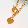 Luxus Designer Herz Armreif Halskette Original Mode Klassisches Armband Frauen Schmuck Valentinstag Geschenk für Freundin Accessoires Großhandel