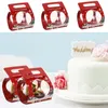 Confezioni regalo 12PCS Scatole per imballaggio per dolci da forno portatili Contenitori per dolci per budini Scatola per imballaggio portatile Alimenti per feste