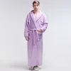 Vêtements de sommeil pour femmes robe Kimono Bathrobe Lovers Sexy Nightwear épais chaud Men d'hiver HOMMES DES VOSS