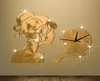 2016 New Wall Clock Clocks Horloge Watch 거실 쿼츠 바늘 홈 장식 3D DIY 미러 스티커 TY20017751694