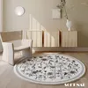 Teppiche INS Blumen runder Teppich Kindermatte Zuhause Wohnzimmer rutschfest Sofa Schlafzimmer Tatami Nachttisch Kinderdecke Teppiche