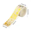 Gift Wrap 50st Rectangle Gold Business Label Stickers Papper Söt tack för att du bakar förpackning Tätningsetiketter Stationery