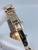 4 컬러 중립 시계 다이아몬드 스트랩 36mm 128238 128348 128235 18K 금 기계 자동 남성 시계