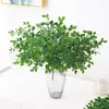 Decorative Flowers Artificial Eucalyptus Branch Realistic Faux Stem Plant For Home Decor Large Tropical Plantas Artificiais