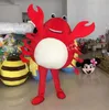 Performance Marine life prawn crab Mascot Costumes Carnival Hallowen Gifts Unisex Outdoor Advertising Outfit Suit Holiday Celebration Cartoon Character Outfits