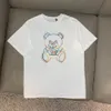 Femmes Designer T-shirts Teddy Bear Imprimer Mode Homme T-shirt Coton T-shirts occasionnels Manches courtes Luxe Streetwear BAOFU