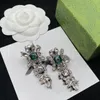 Juwelry Chic Doppelbrief Zauber Ohrringe mit Geschenkbox geprägte Briefmarkenstau