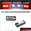 Autres feux de voiture Lumière de voiture pour A3 / A4 / A6 / A8 / Q7 / Rs4 / Rs6 Lampe de plaque d'immatriculation LED Accessoires de couleur blanche Livraison directe 2022 Mobiles Moto Dhg5H