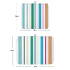 Table Mats Colorful Stripes Dish Drying Mat For Kitchen Counter Sink Quick Drain Fashion Printed Home Placemat