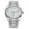 Relógios masculinos de mecânicos automáticos 41 mm Mungor de aço inoxidável Women Diamond Watch Lady Watch Water impermeável Luminous Watches Gifts C16