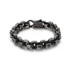 Homme Vintage Chaîne Bracelet Hommes Hip Hop Doré En Acier Inoxydable Hommes Biker Bracelets Lien Amis Bijoux Accessoires2867