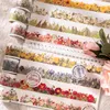 Gift Wrap Vintage Flower Path Rose Washi Sticker Pack Diy Diy Dag Junk Journal Decoration Blooming Plant Label Stickers Scrapbooking