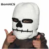 Beanie/Skull Caps BomHCS Novelty Riding Hoods Beanie Mask Handmade Knitted Hat Men's Women's Winter Warm Cap Halloween Party Gift T221020