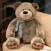 Orsacchiotto marrone da 35 cm con sciarpa peluche Adorabili orsi bianchi morbidi Cuscini morbidi per bambini Regalo di compleanno per bambini1591556