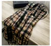 1PCS Herbst Winter FRÜHLING Frau Wolle Spinnschal Damen Schal Mehrfarbiges Gingham-Karo-Halstuch Mann 70x180cm Schal weiblicher Schal verdickter warmer Fransenhals