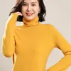 Dames truien kasjmier gebreide trui dames pullovers lange mouw coltruien warme top mode vrouwelijke zachte jumper6 kleuren s-xxl