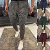 Мода повседневная шнурки мужские брюки Pantalon Blouss Спортивная одежда плюс плюсы богемный осенний размер 3xl одежда панталоны серый черный зеленый