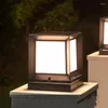 Thrisdar Outdoor Garden Solar Pillar Light Balcony забор входная дверь Bollard Pathway ландшафтный газон