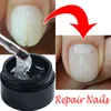 Gel de uñas 1 pieza Puntas de extensión Acrílico transparente Remoje de reparación de grietas rotas Fibra de vidrio UV Arte Accesorios de manicura