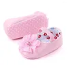 Premiers marcheurs infantile né bébé filles printemps été appartements fleur perle princesse robe chaussures antidérapantes