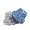 Cappelli di berretto/cranio FS 2022 Cappello secchio invernale autunnale per donne lana di lana cappelli da lana per uomini streetwear blu viola morbido peluche calde peluche gorras gorras t221020