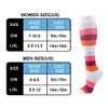 Calzini sportivi Niwe Striped Men And Women Compression Ntra Outdoor Ridurre il dolore alle gambe Pareti Running Marathon L221026