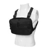 Borsa tattica per supporto lombare per uomo moda Mini Chest Rig Vest Streetwear