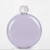 Holograficzni kolor brokatowy Spirit Flask 5 uncji kolba dłoni ze stali nierdzewnej z czapką krążkową idealny prezent dla kobiet 100pcs DAF507