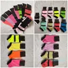 Multicolor Ankle Socks With Cardboad Tags Sports Cheerleaders Black pink Short Sock Girls Women Cotton Sports Socks Skateboard Sneaker 01