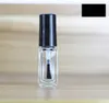 5 мл квадратного стекла пустая бутылка с прозрачным макияжем для макияжа контейнеры для ногтей.