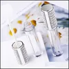 Packing Bottles 5Ml Diamond Empty Round Lipgloss Packing Bottle Tube Clear Plastic Lip Gloss Bottles Drop Delivery 2022 Office Schoo Dhfeo