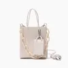 Sac à bandoulière blanc simple tempérament HBP mode européenne et américaine rétro petit design chaîne acrylique sac à main pour femme