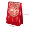 Confezione regalo Anno Porta cinese R 2022 Decorazioni Buste Busta rossa Bao Hong Poesia Denaro Desktop Portafortuna Segno Portico Banner