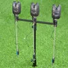 Fishing Accessories 3 Carp Bite Alarm and Swinger Set Water Resistant Blue LED Swingers Fish Indicator 221025