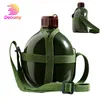 Botellas de agua DEOUNY Camping Army Hip Flask Botella de vino Taza de cocina militar de aluminio con correa para el hombro Hervidor 11.52L Drinkware 221025