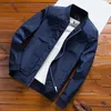 Men's Jackets Fashionable Bomber Jacket Soft Men Coat Eye-catching Exquisite Edging Slim Long Sleeve