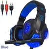 Spel hörlurar headset Deep Bass Stereo Wired Gamer Earphone Microphone LED Light For PS4 Phone PC Laptop Wholesale
