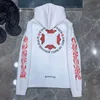 Luksusowe męskie kurtki modowe Bluzy Klasyczne bluzy z kapturem z kapturem Sweter Krzyż Pullover Sanskrit Bluza Hoodie Casual Men9tl9b9tl9b