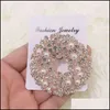 Broches Broches Perles Perles Fleurs Broches En Forme Pour Accessoires De Cheveux Strass Embellissement Broche Tissu Bandeaux 9 Styles Drop Dhjrs