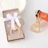 50 Stück Winter-Hochzeitsgeschenke, Geweih-Design, goldfarbener Flaschenöffner in Geschenkbox, Weihnachtsfeierzubehör, Hirsch-Bieröffner