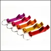 Keychains Lanyards DHS 알루미늄 휴대용 캔 오프너 키 체인 링 레스토랑 프로모션 선물 주방 도구 생일 선물 파티 S DHM79