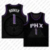 Devin Booker Basketbol Forması Chris Paul DeAndre Ayton Retro Steve Nash Charles Barkley Formaları Retro Aztek Üniforma