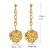 Dangle Earrings Diana Baby Jewelry Romantic Long Drop Women Accessories Flower For Wedding Gift 구리