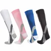 Chaussettes de sport à Compression unisexe pour hommes et femmes, soutien des jambes, extensibles, magiques, pour course à pied, Football