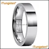 Anéis de casamento Anéis de casamento Itungsten 6mm 8mm 10mm 12mm homens homens tungstênio banda de carboneto de moda de dedão