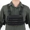 헌팅 재킷 1000D 야외 전술 조끼 군용 가방 CS Wargame 가슴 리그 Airsoft Magazine Holster Molle System Men Nylon Backpack EDC x623d 221025